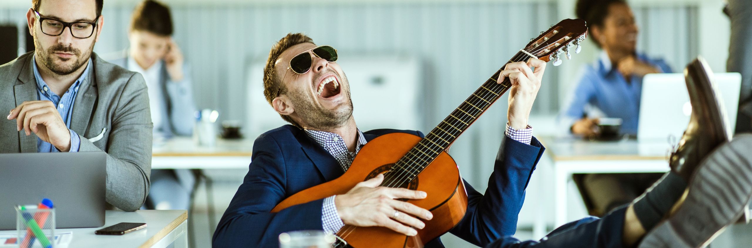 cours de musique au travail