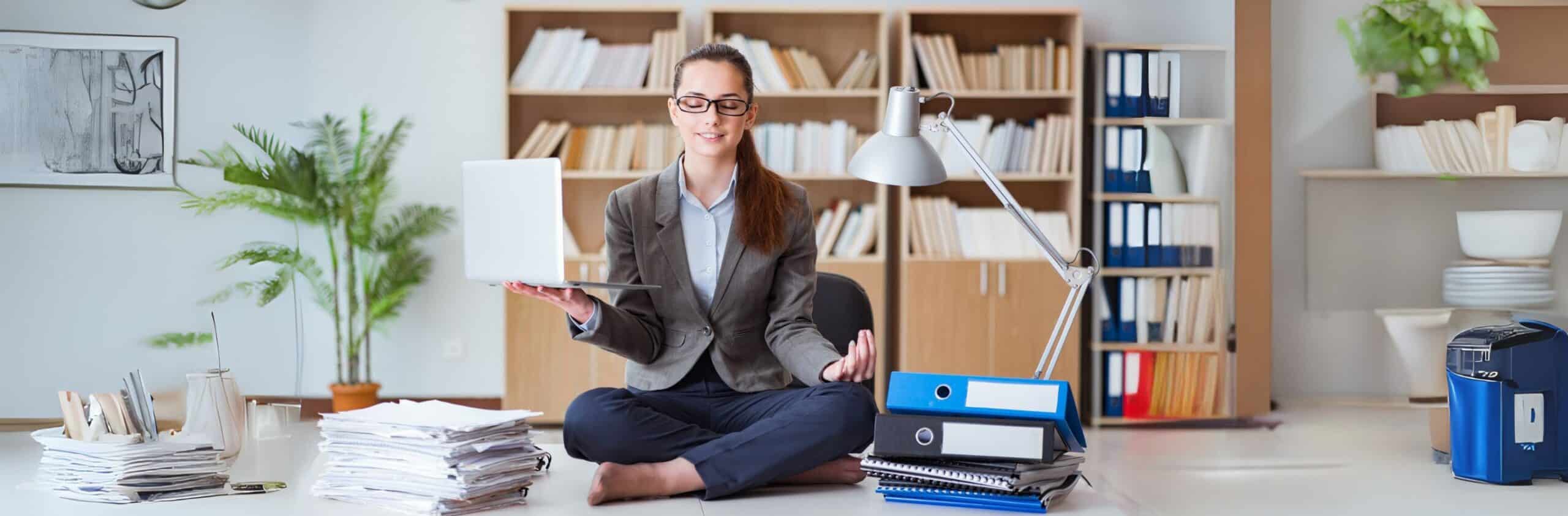 Méditation au travaille